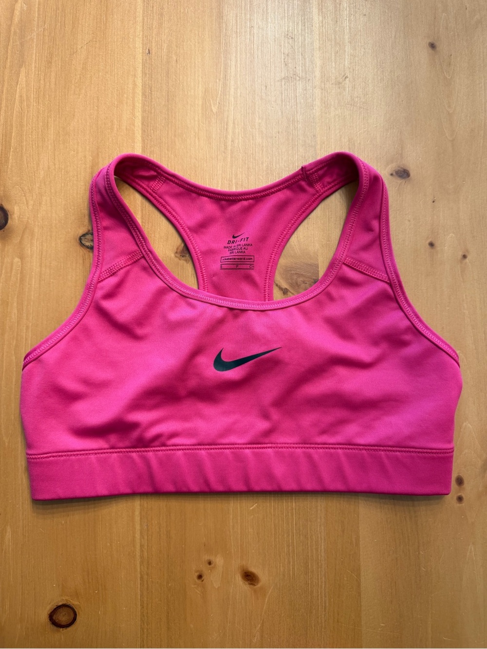 Nike Pro Dri-FIT Sports Bra - Pink - Size S